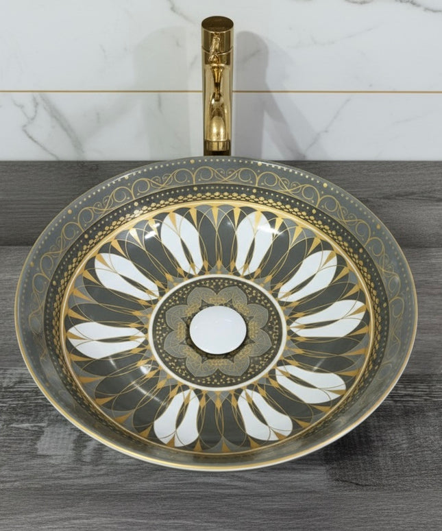 MOROCCAN design art basin
