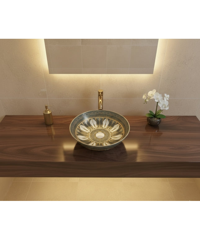 MOROCCAN design art basin